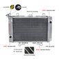 New aluminum alloy radiator for Kawasaki KVF400 A/B/C/D Prairie 400 1997-2002 1998 1999 2000 2001