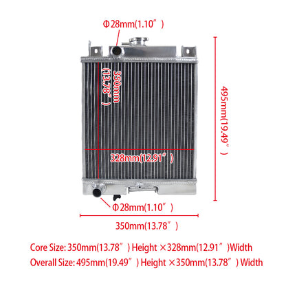 40mm 2Row Aluminum Radiator Compatible For 1989-1994 Suzuki Swift GTI SF/Geo Metro/Firefly 1.0L 1.3L 1.6L