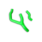 Green Silicone Radiator Hose for 2011-2014 KTM 350 SXF/SX-F/XC-F/XCF 4-stroke