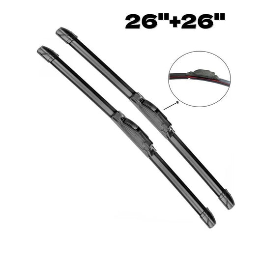 Windshield Front Wiper Blades 2 pieces 26"+26" All Season Beam