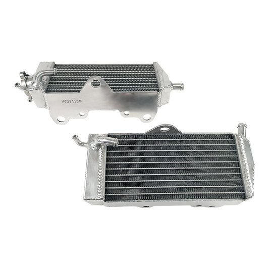 Left+Right Aluminum Motorcycle Radiator for 1987 1988 Honda CR125R CR 125