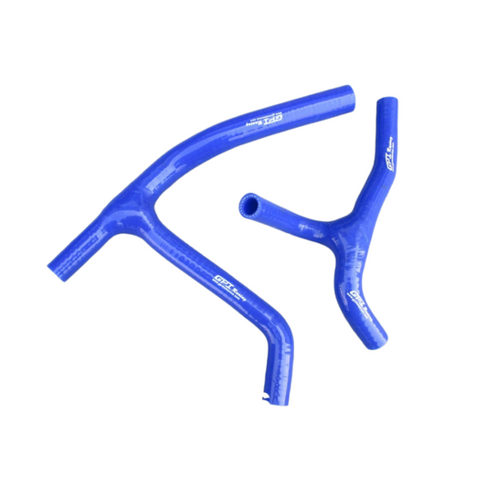 Blue Silicone Radiator Y Hose for Kawasaki KXF450 KX450F 2006 2007 2008