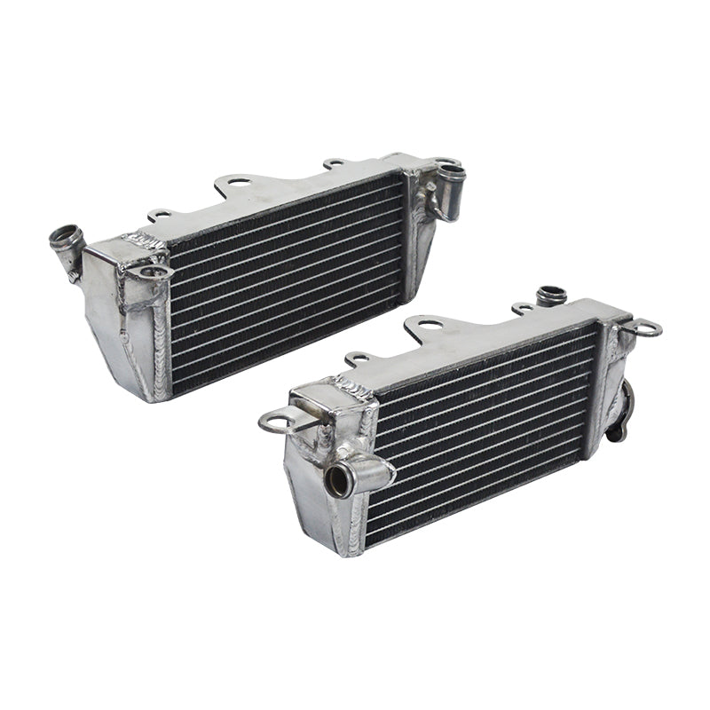 Left+Right Aluminum Motorcycle Radiator for 1984 Kawasaki KX250 KX 250