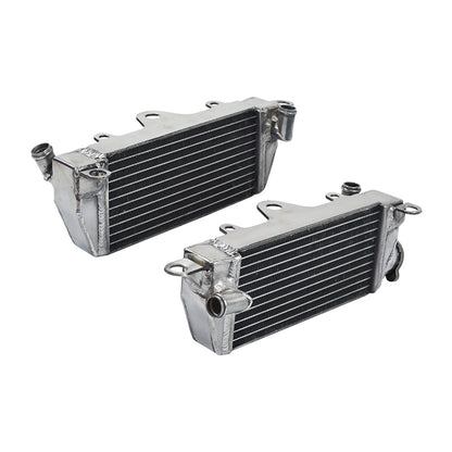 Left+Right Aluminum Motorcycle Radiator for 1984 Kawasaki KX250 KX 250