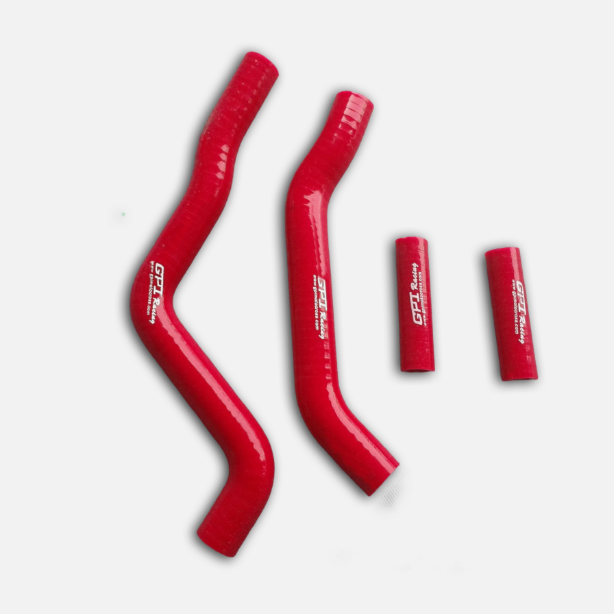 White Silicone Radiator Hose for 2003 2004 2005 2006 2007 Kawasaki KX125 KX 125