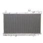 2row Aluminum Radiator For 1997-2001 Honda CRV CR-V RD1-RD3 2.0L B20B/B20Z I4 AT/MT 98 99 00 01 97