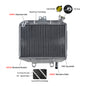 Aluminum radiator for Honda CR250 CR 250 R CR250R 1997 1998 1999 97 98 99