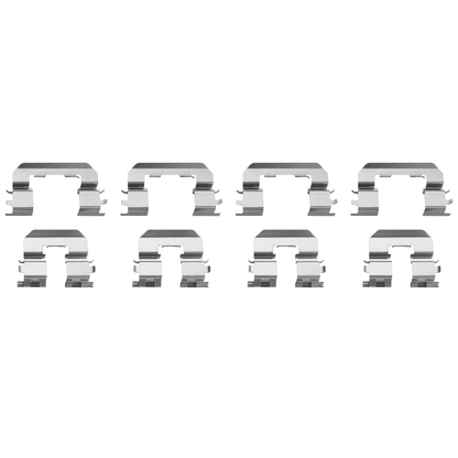 Front & Rear Ceramic Brake Pads w/Hardware for 2011-2015 Sonata Optima
