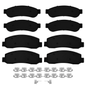 Front & Rear Brake Ceramic Pads for 2009 2010 - 2012 Ford F-250 F-350 Super Duty