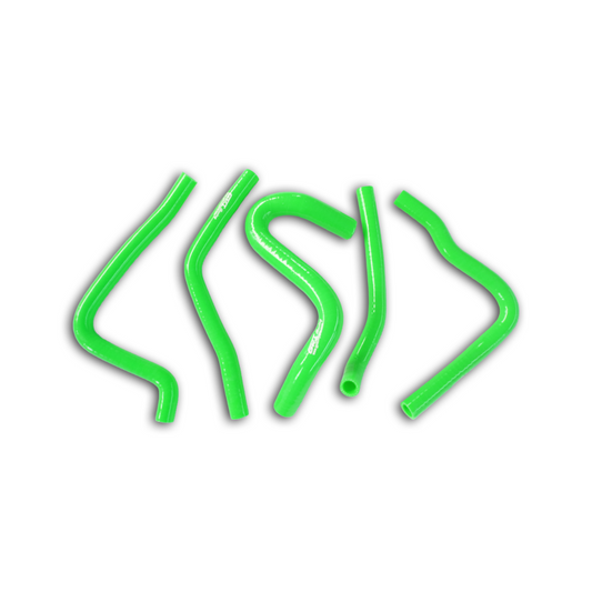 Green Silicone Radiator Hose for 1990 1991 1992 1993 Kawasaki KX250