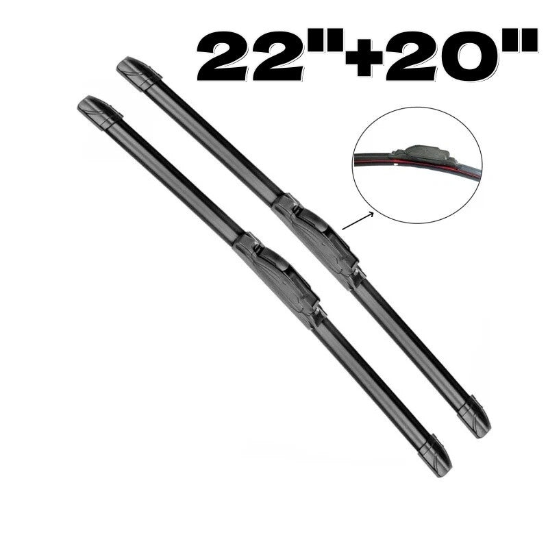 All Season piar 22"+20" Premium Quality Beam Windshield Front Wiper Blades