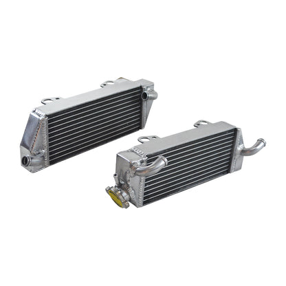 Left+Right Aluminum Motorcycle Radiator for 2005 2006 KTM 250 SX-F SXF