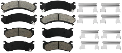 Fit Chevy GMC Avalanche Silverado Sierra 2500 3500 HD H2 Front Rear Brakes Pads