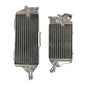 Left+Right Aluminum Radiator for 1990 1991 Kawasaki KX125 KX 125 2-stroke
