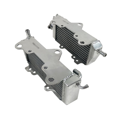 Left+Right Aluminum Motorcycle Radiator for 1987 1988 Honda CR125R CR 125