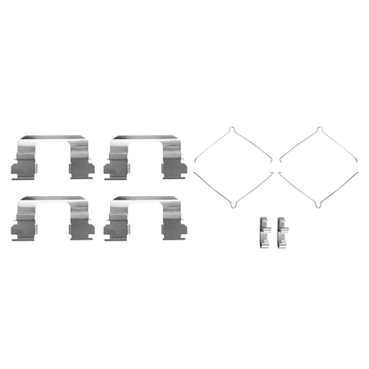 Front Rear Ceramic Brake Pads w/Hardware Kit \n fit Nissan Sentra Maxima Juke