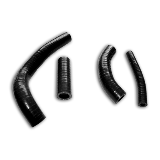 Black Silicone Radiator Hose for 1984 1985 Suzuki RM125