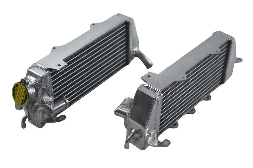 Left+Right Aluminum Radiator for 1985 1986 1987 1988 Husqvarna WRK125 WMX125