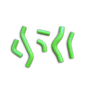 Green Silicone Radiator Hose for 2008 2009 2010 2011 2012 Kawasaki KLX450R