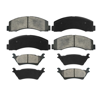 Front and Rear Left and Right Ceramic Brake Pads Kit for 2012  - 2020 Ford F-150