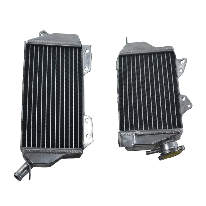 Left+Right Aluminum Radiator for 1993 1994 1995 1996 Kawasaki KLX650 KLX 650