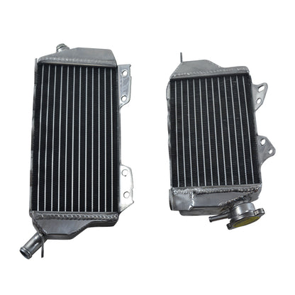 Left+Right Aluminum Radiator for 1993 1994 1995 1996 Kawasaki KLX650 KLX 650