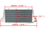 GPI 460 x 230 x 50mm FMIC ALUMINUM INTERCOOLER 2.25" INLET/OUTLET TURBO Tube and Fin