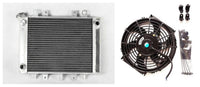 GPI Aluminum Radiator & FAN For Kawasaki Brute Force 650 2006-2010  2008 2009/ Brute Force 750 2005-2007 2006