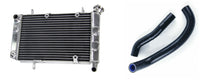 Aluminum Radiator & Hose & Fan FOR 2003-2008 Suzuki LTZ400 KFX400 DVX400 2003 2004 2005 2006 2007 2008