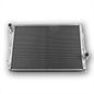 2 Row Aluminum Radiator For 1999-2006 BMW E46 3-SERIES L6 2.2L 2.5L 2.8L 3.0L M/T 1999 2000 2001 2002 2003 2004 2005 2006