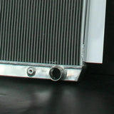 Aluminum Radiator + Fan For 1955-1959 GMC 100 150 Chevy C/K Series Suburban Chevrolet Pickup Truck V8 AT 1956 1957 1958