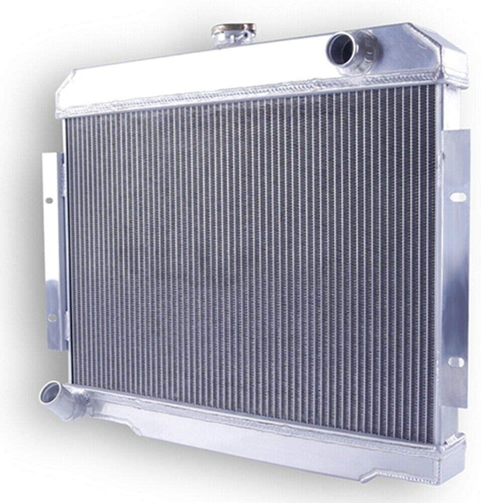 52mm 3Row Aluminum Radiator For 1972-1986 Jeep CJ5 CJ6 CJ7 1972 1973 1974 1975 1976 1977 1978 1979 1980 1981 1982 1983 1984 1985 1986