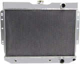 3 Row All Aluminum Radiator For 1959-1965 Bel Air/Biscayne/Caprice/Impala/Kingswood 3.8-6.7L 1959 1960 1961 1962 1963 1964 1965