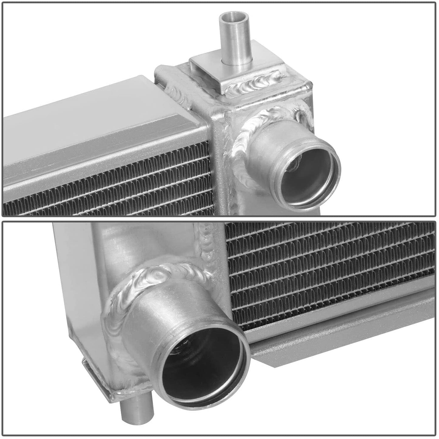 Aluminum Radiator & fan shroud for Ford Mustang Manual MT V8 4.6L 1997-2004