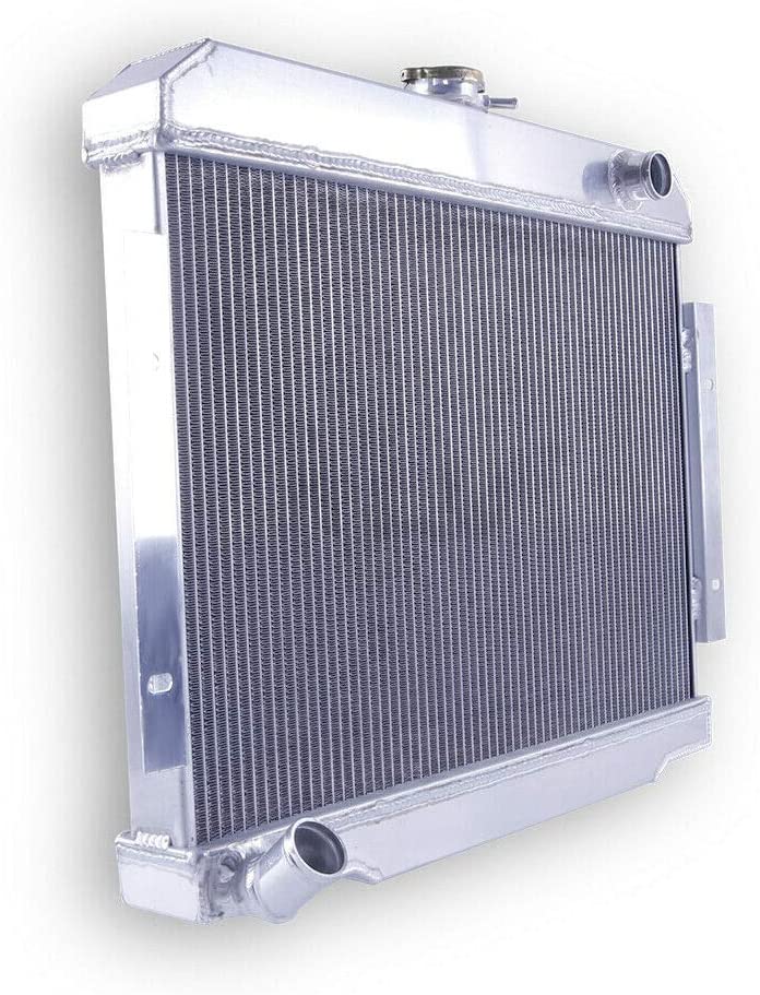 52mm 3Row Aluminum Radiator For 1972-1986 Jeep CJ5 CJ6 CJ7 1972 1973 1974 1975 1976 1977 1978 1979 1980 1981 1982 1983 1984 1985 1986