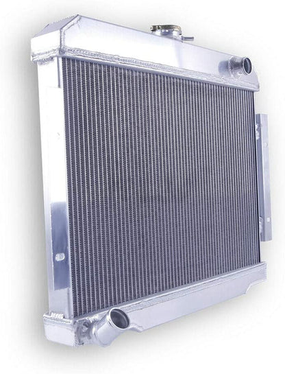 52mm 3Row Aluminum Radiator For 1972-1986 Jeep CJ5 CJ6 CJ7 1972 1973 1974 1975 1976 1977 1978 1979 1980 1981 1982 1983 1984 1985 1986