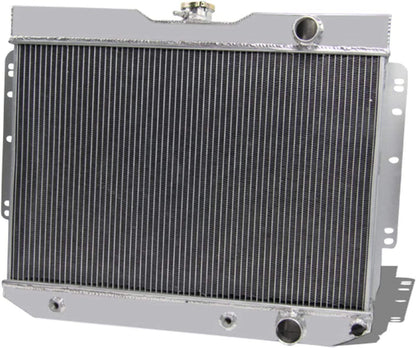 3 Row All Aluminum Radiator For 1959-1965 Bel Air/Biscayne/Caprice/Impala/Kingswood 3.8-6.7L 1959 1960 1961 1962 1963 1964 1965