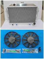 Aluminum Radiator for Nissan Datsun 240Z / 260Z AT/MT & 2*10'' FANS 70 71 72 73 74 75 3 ROW 1970-1975 1971 1972 1973 1974