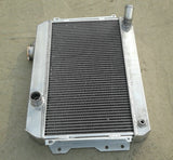 3 Row Aluminum Radiator + Fans For Nissan Datsun Pickup 510 521 1968-1973 / 620 1972-1973 1.6L l4 69 68 69 70 71 72