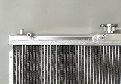 52mm Aluminum Racing Radiator & FANS FOR Mazda MX5 MX-5 Miata NB MT 1.6/1.8L L4 engine 1998-2005 KIT 99 00 01 02 03 04