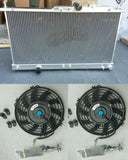 Aluminum Radiator & fan for 2000-2005 Mitsubishi Eclipse 3G GT 3.0L 6G72 V6