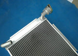 3Row Crossflow Aluminum Radiator & FAN For 1955-1962 MGA MG A 1500 1600 Mark II DeLuxe 1622 cc MT 1.5/1.6L 56 57 58 59 60 61 62