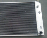 Aluminum Radiator & FAN for  3ROW 73-88 CHEVY C10/C20/V10/V30 K5 BLAZER TRUCK ALUMINUM RADIATOR