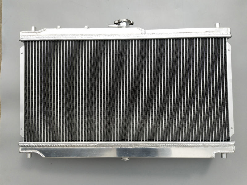 52mm Aluminum Racing Radiator & FANS FOR Mazda MX5 MX-5 Miata NB MT 1.6/1.8L L4 engine 1998-2005 KIT 99 00 01 02 03 04