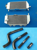 Aluminum Radiator and hose for YAMAHA YZ125 YZ 125 2-stroke 2005-2014 05 06 07 08 09 10 11 12 13 14