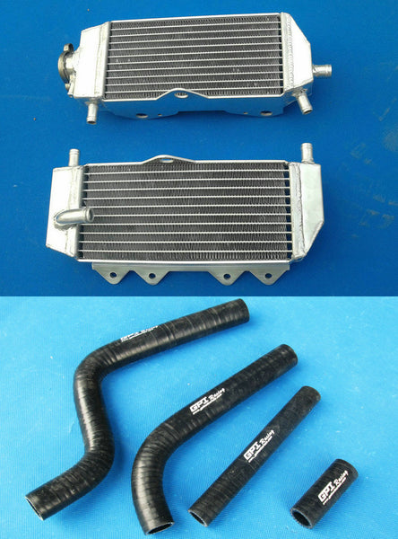 Aluminum Radiator and hose for YAMAHA YZ125 YZ 125 2-stroke 2005-2014 05 06 07 08 09 10 11 12 13 14