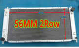 56MM 2Row Aluminum Radiator For Ford F Series Pickup F150 F250 Expedition 4.2L V6 4.6L 5.4L V8 256/281 1997-1998 Lobo 2001-2002