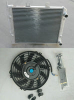 Aluminum Radiator & Fan For Polaris RZR 800 570 RZR570 RZR570S RZR800 RZR800S EFI LE EPS 2007-2017 KIT 2011 2012 2013