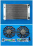 ALUMINUM RADIATOR + Fans FOR VW Cabriolet Golf MK2 MK II 1.6 8V and 1.8 16V Corrado Scirocco MT 1981-1995 KIT 82 84 86 89 91 92