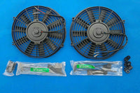 Aluminum Radiator+ Shroud & 2*Fans For 1979-1993 Ford Mustang Futura/Fairmont/LTD 2.4/3.8/5.0L I6/V6/V8 81 82 83 84 85 86 87 88 89 79